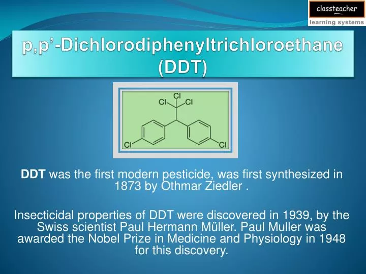 p p dichlorodiphenyltrichloroethane ddt