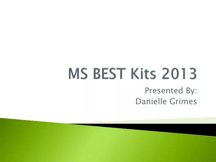 ms best kits 2013