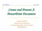 Creating and Presenting Effective PowerPoint Presentations - slide 1