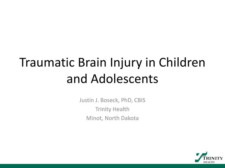 traumatic brain injury in children and adolescents