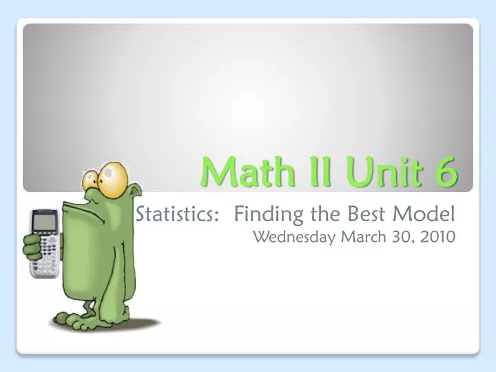 math ii unit 6