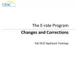 Changes and Corrections - slide 1