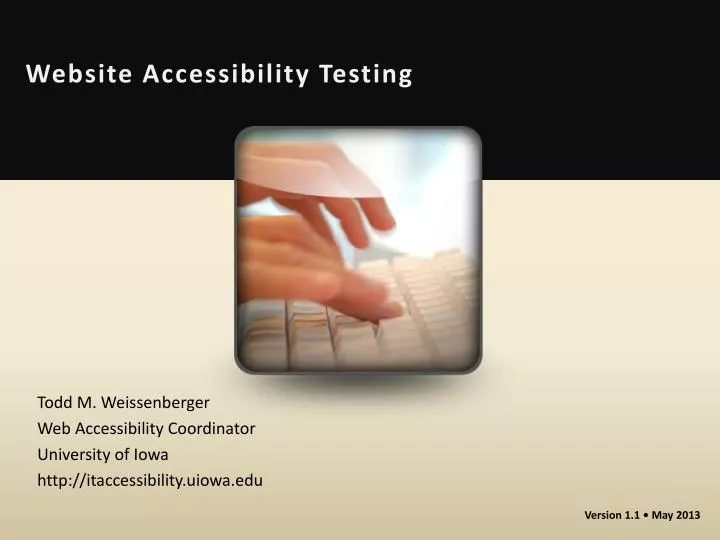 website accessibility testing