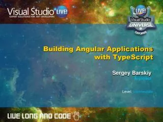 Building Angular Applications with TypeScript