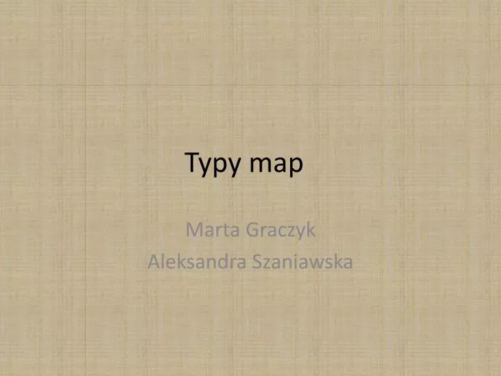 typy map