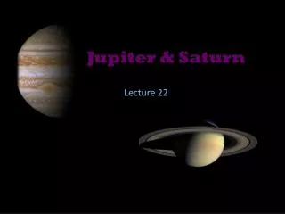Jupiter &amp; Saturn