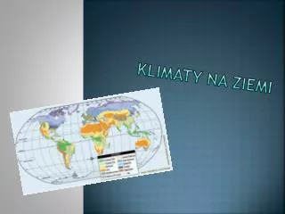 klimaty na ziemi