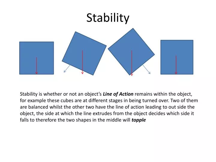 stability