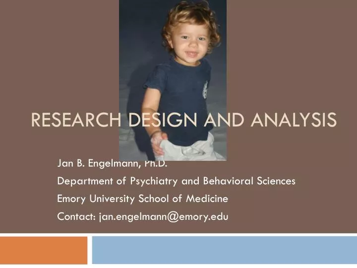 research design and analysis