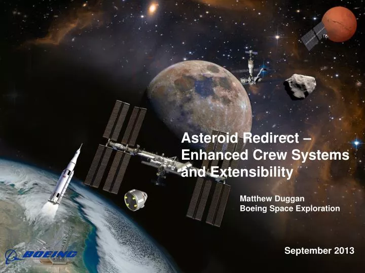 asteroid redirect enhanced crew systems and extensibility