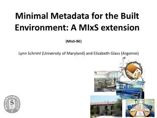 Minimal Metadata for the Built Environment: A MIxS extension