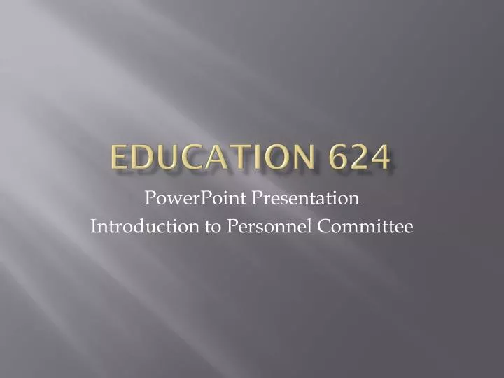 education 624