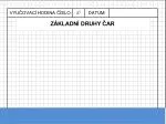 Druhy čar - slide 1