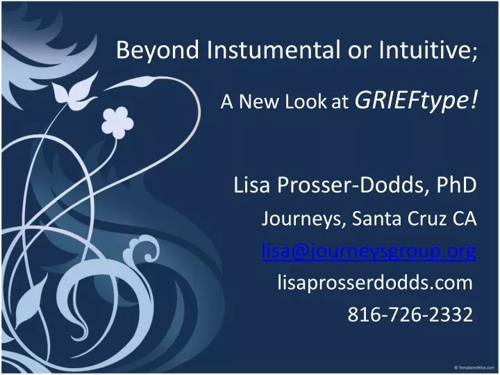 beyond instu mental or intuitive a new look at grieftype