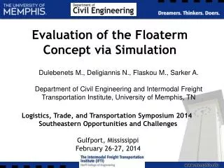Evaluation of the Floaterm Concept via Simulation
