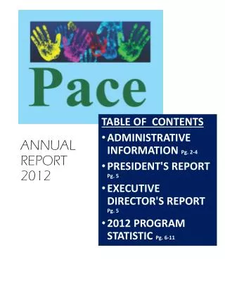 ANNUAL REPORT 2012