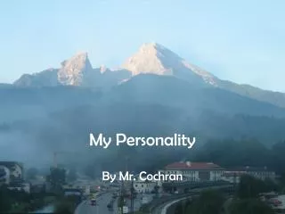 My Personality