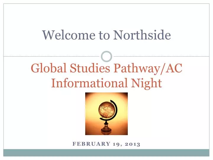 global studies pathway ac informational night