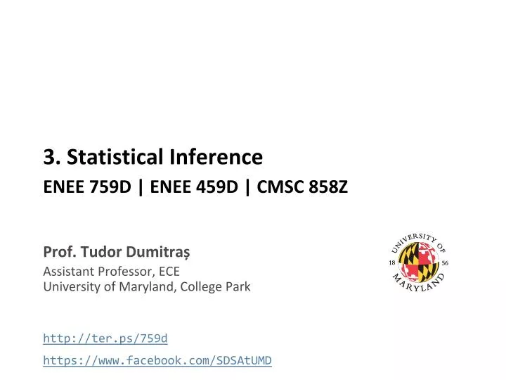 3 statistical inference