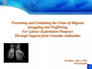Preventing and Combating the Crime of Migrant Smuggling and Trafficking