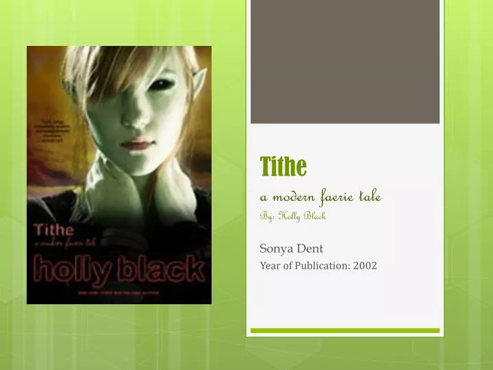 tithe a modern faerie tale by holly black