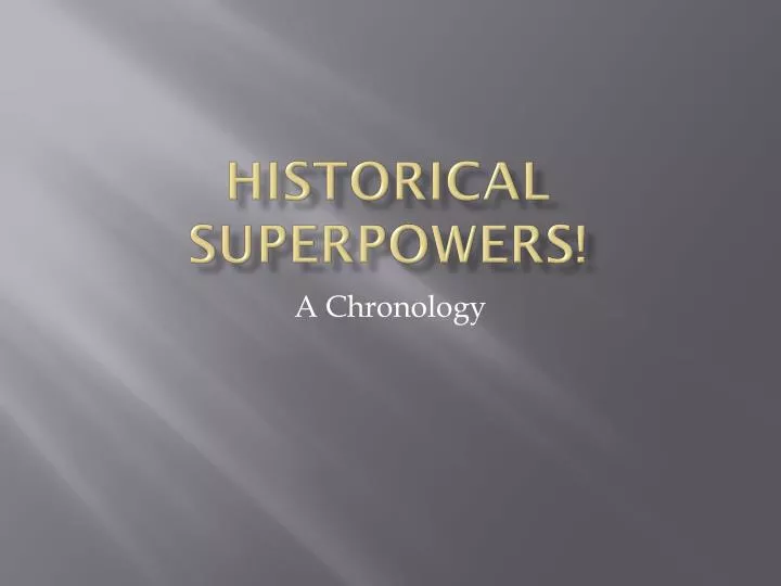 historical superpowers