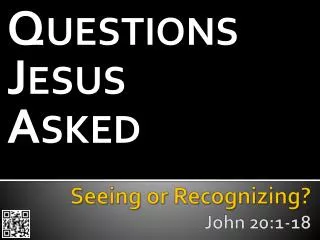 questions jesus asked