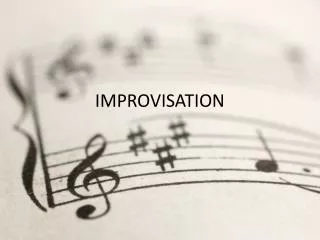 improvisation