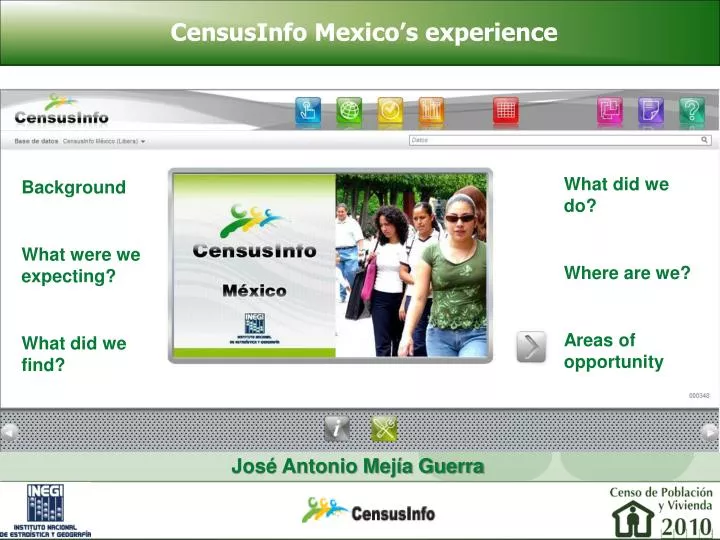 censusinfo mexico s experience