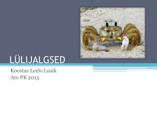 l lijalgsed