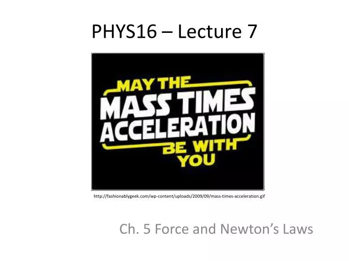 phys16 lecture 7