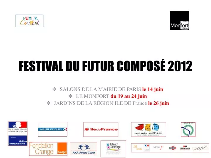 festival du futur compos 2012