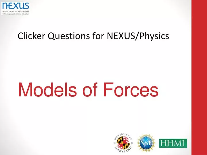 models of forces