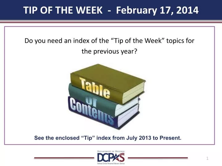 tip of the week february 17 2014