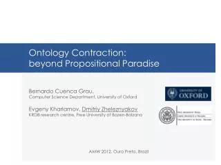 Ontology Contraction: beyond Propositional Paradise