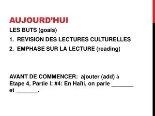 aujourd’hui