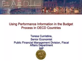 Using Performance Information in the Budget Process in OECD Countries