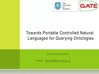 Towards Portable Controlled Natural Languages for Querying Ontologies