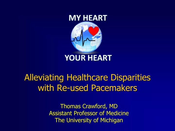 alleviating healthcare disparities with re used pacemakers