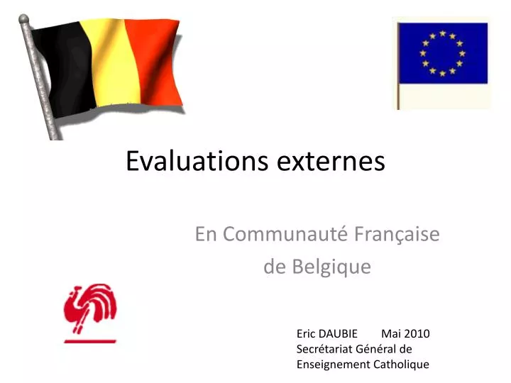 evaluations externes