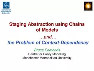 Staging Abstraction using Chains of Models