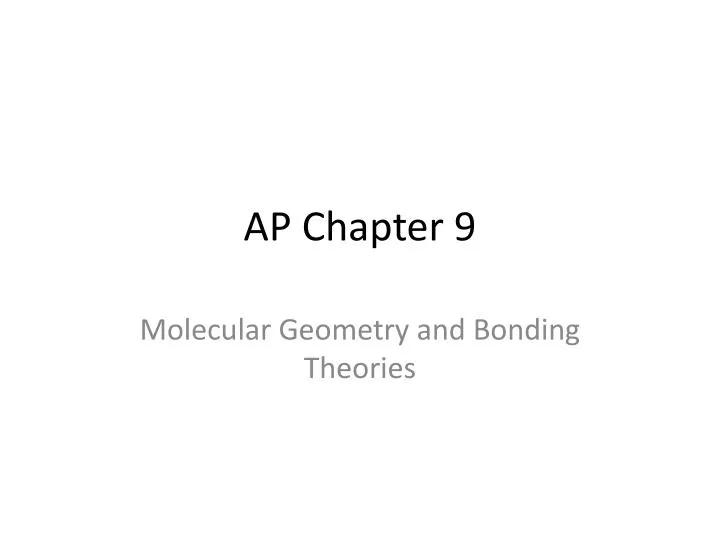 ap chapter 9