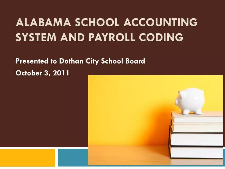 alabama school accounting system and payroll coding
