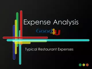 Expense Analysis