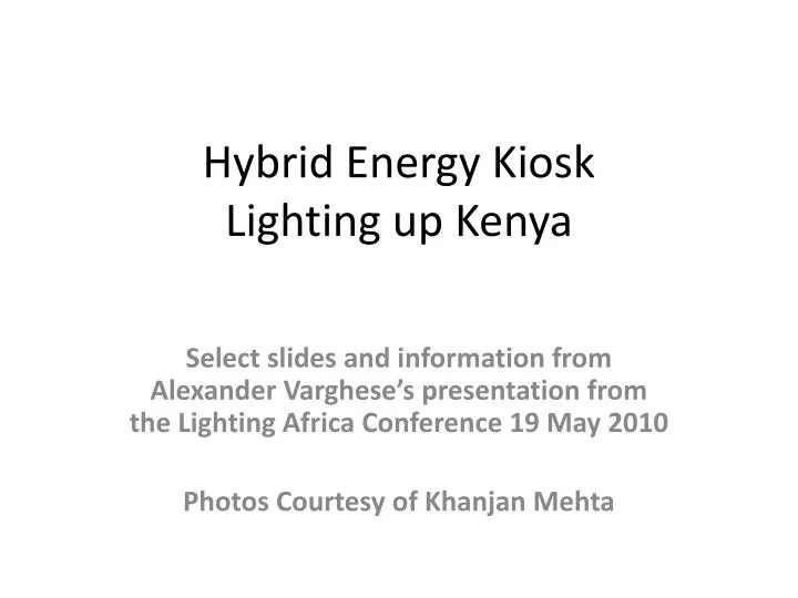 hybrid energy kiosk lighting up kenya