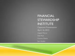 Financial Stewardship Institute