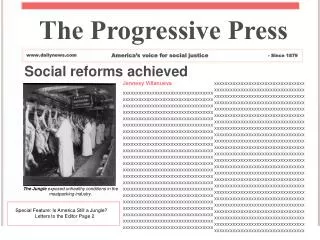 Social reforms achieved