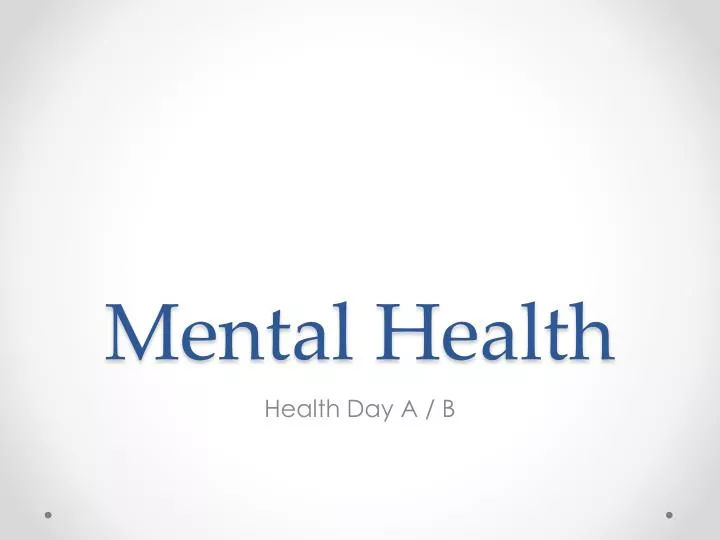 mental health