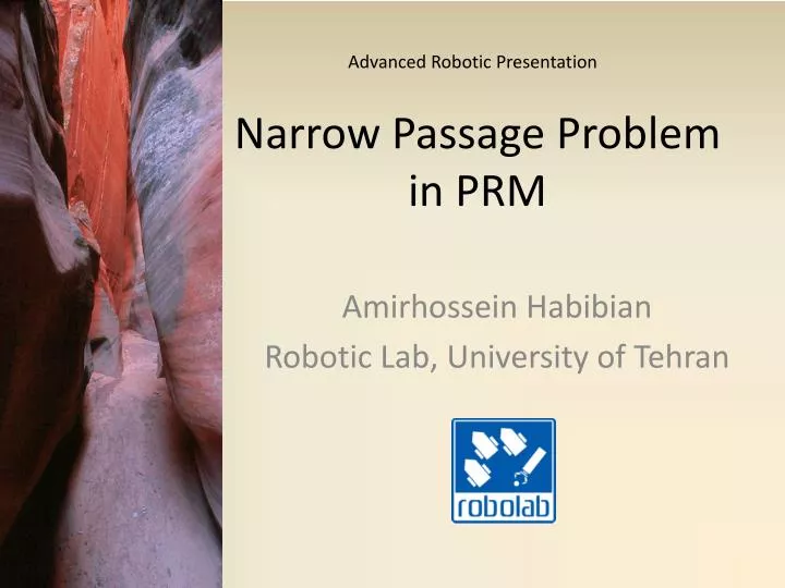 narrow passage problem in prm