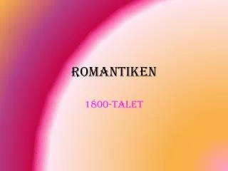 Romantiken